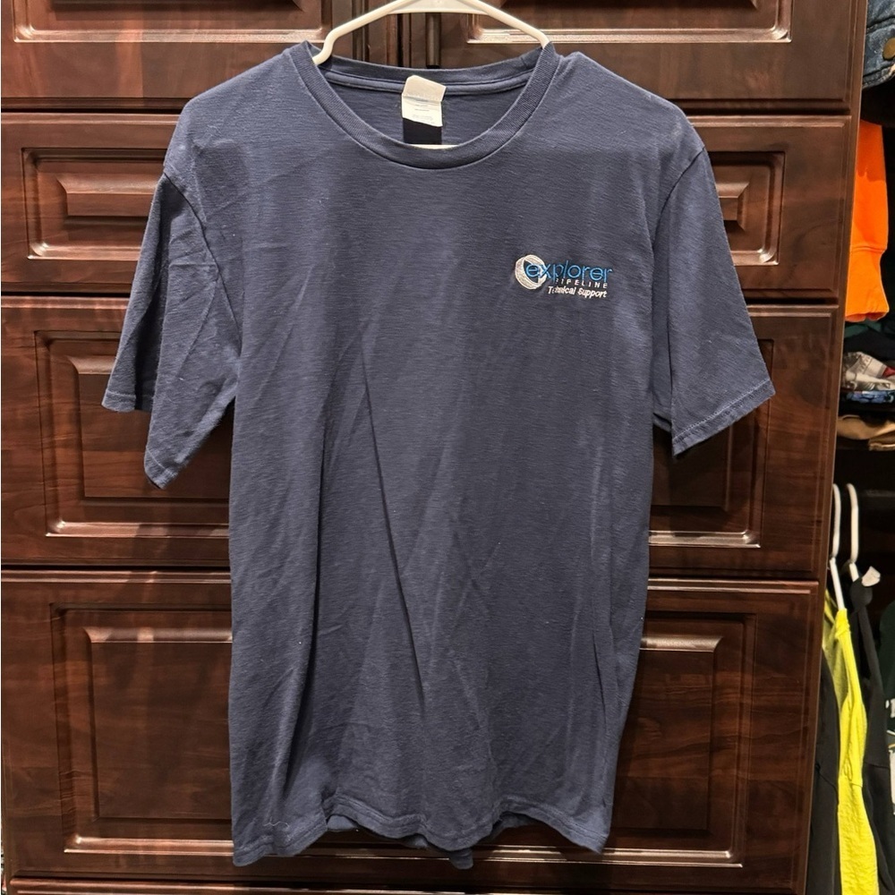 Explorer pipeline Men's Blue T-Shirt MEDIUM